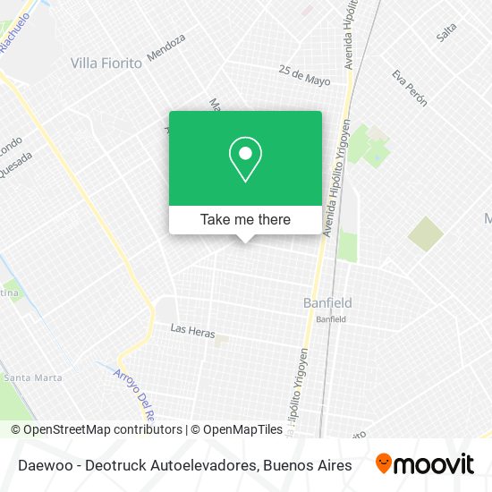 Daewoo - Deotruck Autoelevadores map