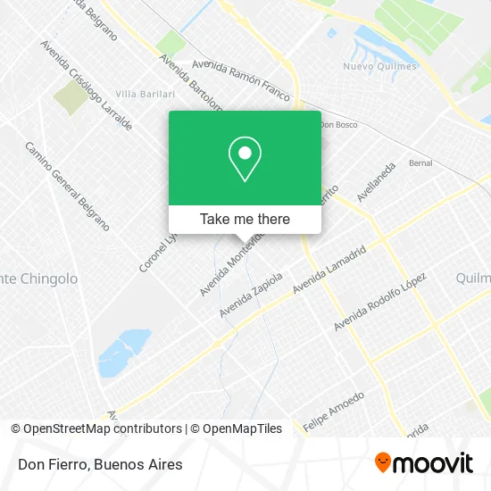 Don Fierro map