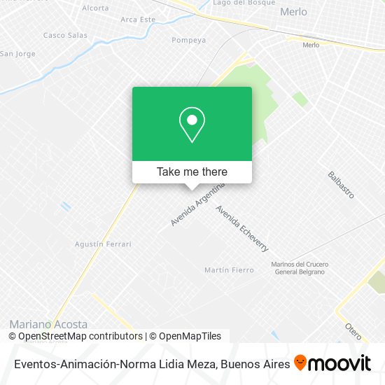Eventos-Animación-Norma Lidia Meza map