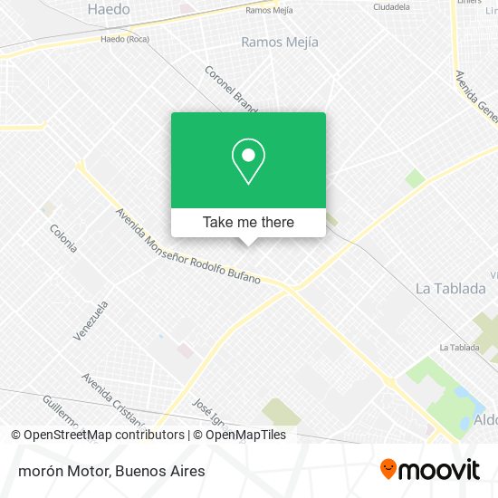 Mapa de morón Motor