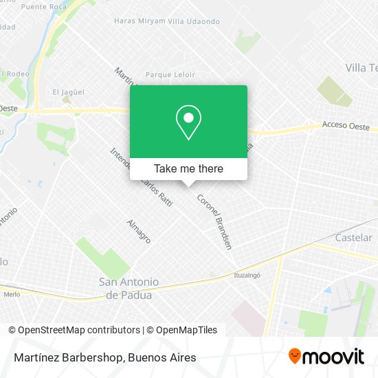 Martínez Barbershop map