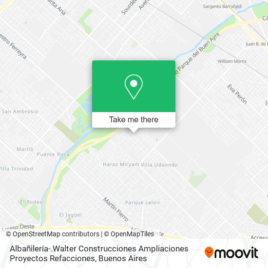 Albañilería-.Walter Construcciones Ampliaciones Proyectos Refacciones map