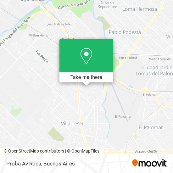 Proba Av Roca map