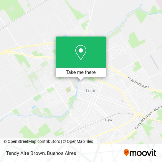 Tendy Alte Brown map