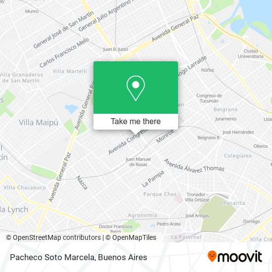 Mapa de Pacheco Soto Marcela