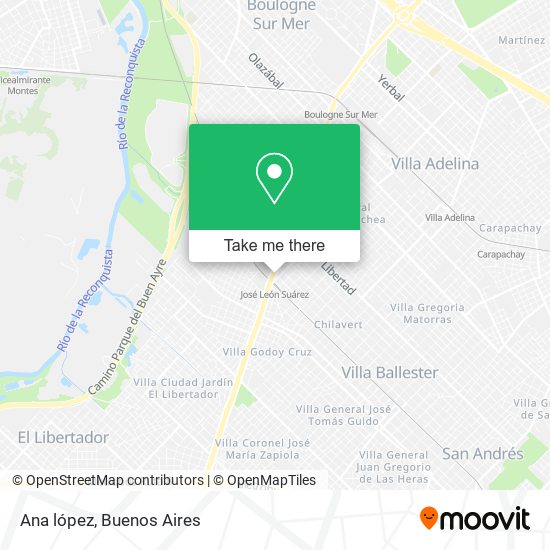 Ana lópez map