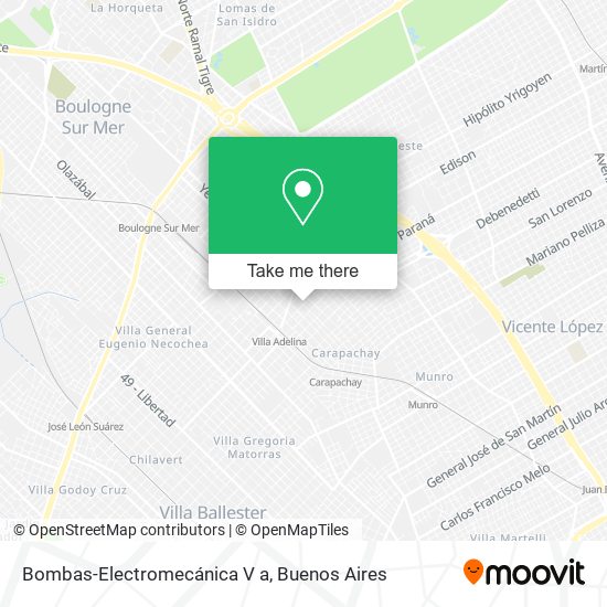 Bombas-Electromecánica V a map