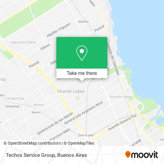 Mapa de Techos Service Group