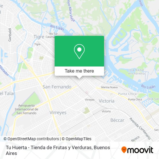 Tu Huerta - Tienda de Frutas y Verduras map