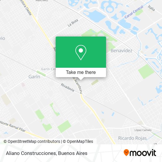 Aliano Construcciones map