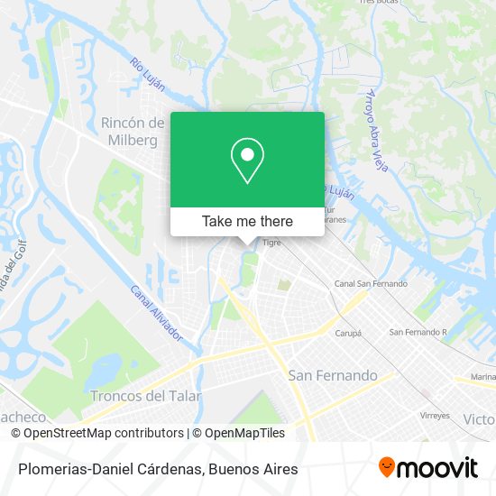 Mapa de Plomerias-Daniel Cárdenas