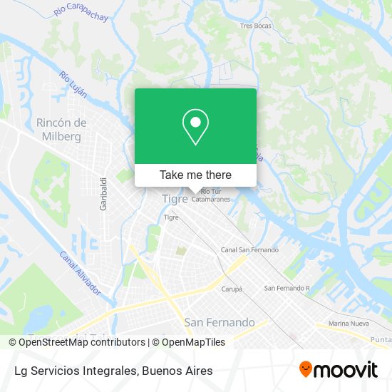 Lg Servicios Integrales map