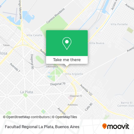 Facultad Regional La Plata map