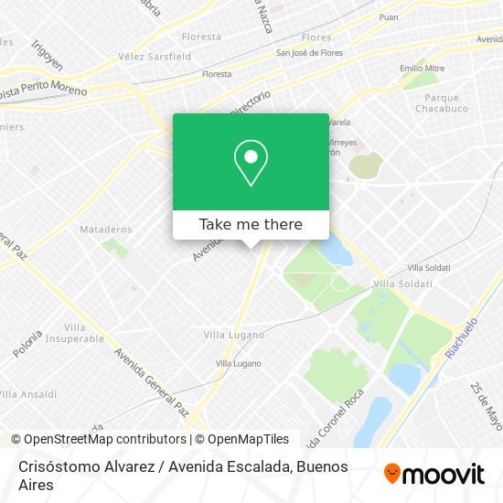 Crisóstomo Alvarez / Avenida Escalada map