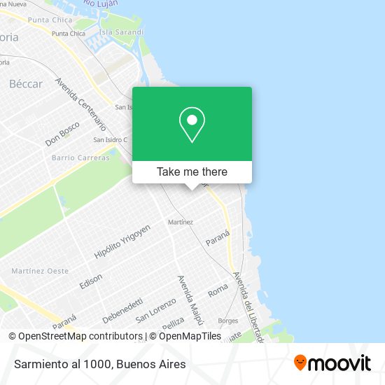 Mapa de Sarmiento al 1000