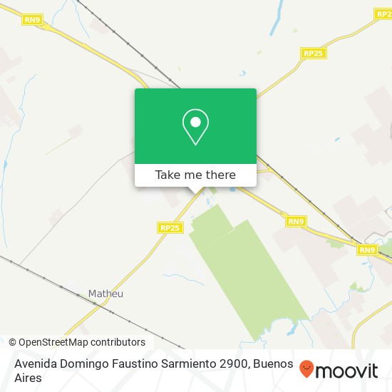 Avenida Domingo Faustino Sarmiento 2900 map