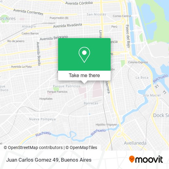 Juan Carlos Gomez 49 map