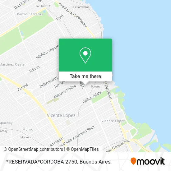 *RESERVADA*CORDOBA 2750 map