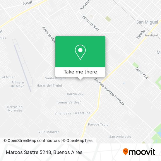 Marcos Sastre 5248 map