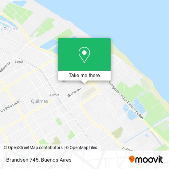 Mapa de Brandsen 745