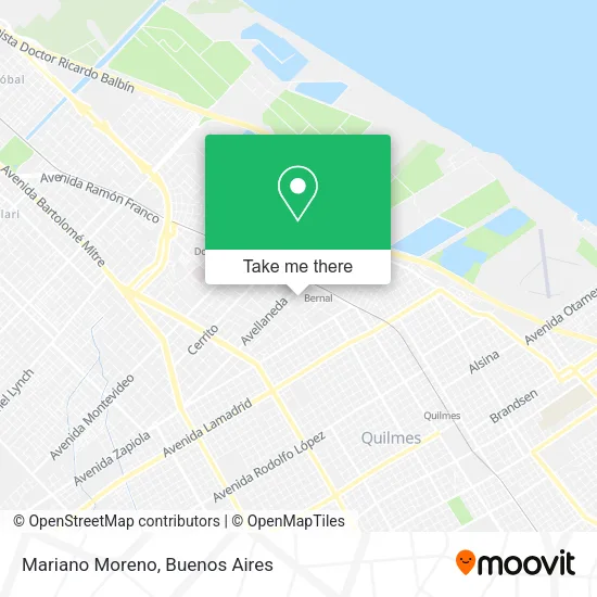 Mapa de Mariano Moreno