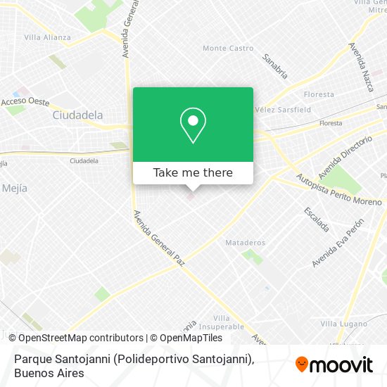 Parque Santojanni (Polideportivo Santojanni) map