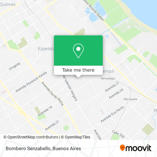 Bombero Senzabello map
