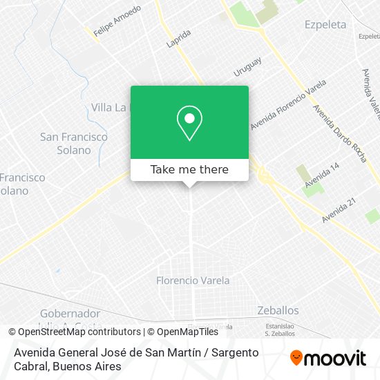 Avenida General José de San Martín / Sargento Cabral map