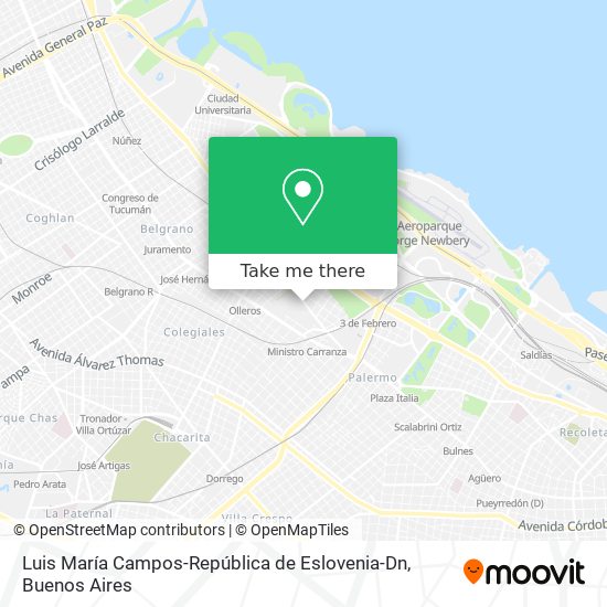 Luis María Campos-República de Eslovenia-Dn map