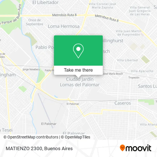 Mapa de MATIENZO 2300