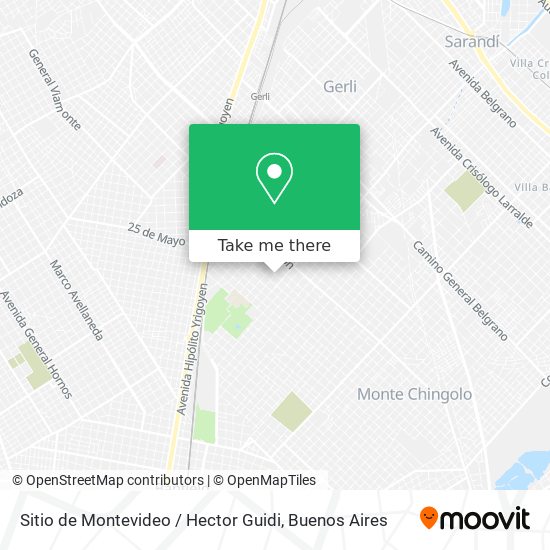 Sitio de Montevideo / Hector Guidi map