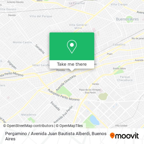 Pergamino / Avenida Juan Bautista Alberdi map