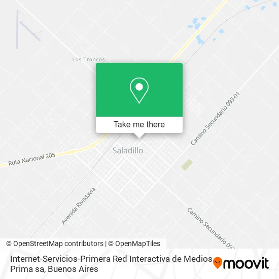 Internet-Servicios-Primera Red Interactiva de Medios Prima sa map