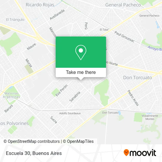 Escuela 30 map