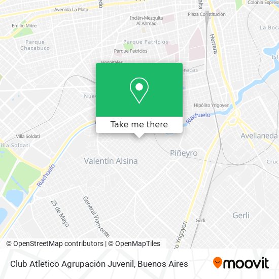 Mapa de Club Atletico Agrupación Juvenil