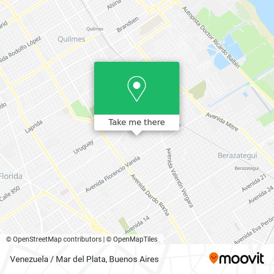 Venezuela / Mar del Plata map