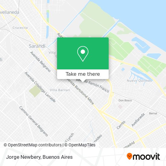 Mapa de Jorge Newbery