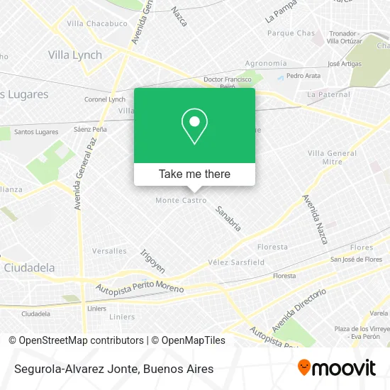 Mapa de Segurola-Alvarez Jonte