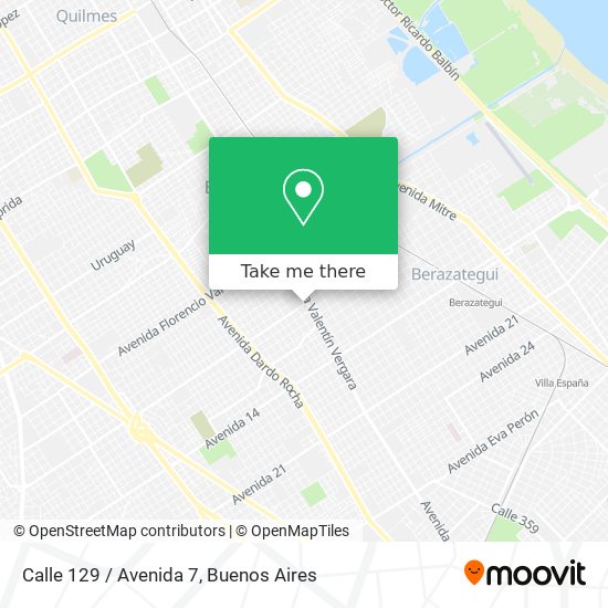 Mapa de Calle 129 / Avenida 7