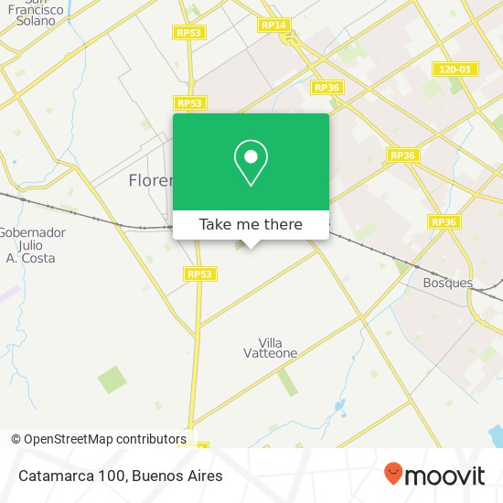 Catamarca 100 map