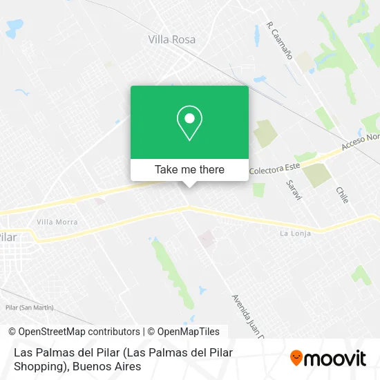 Las Palmas del Pilar map