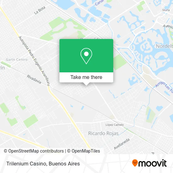 Mapa de Trilenium Casino