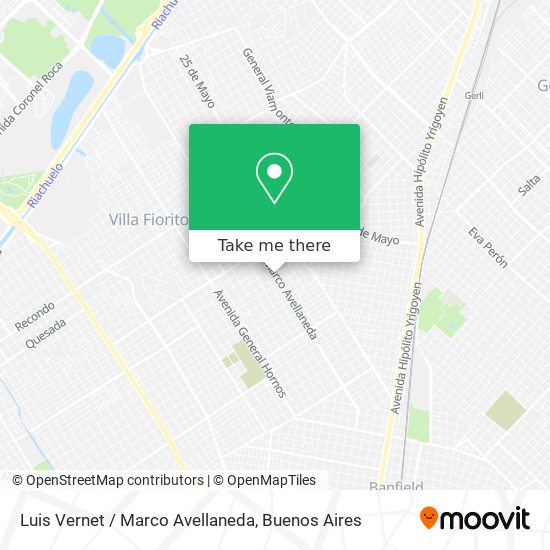 Luis Vernet / Marco Avellaneda map