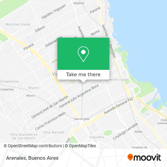 Mapa de Arenales