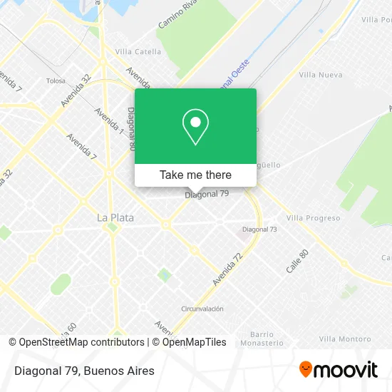 Diagonal 79 map