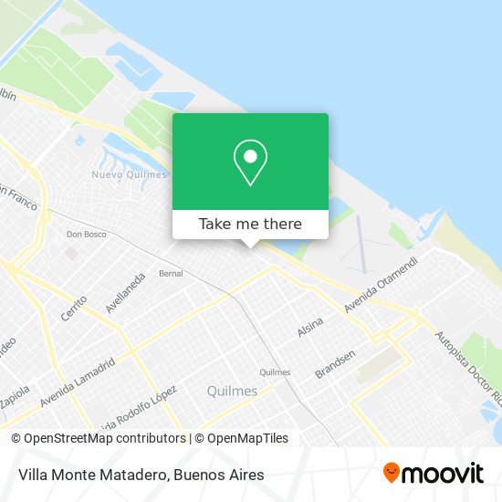 Villa Monte Matadero map