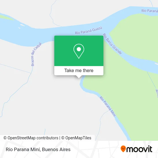 Río Parana Miní map