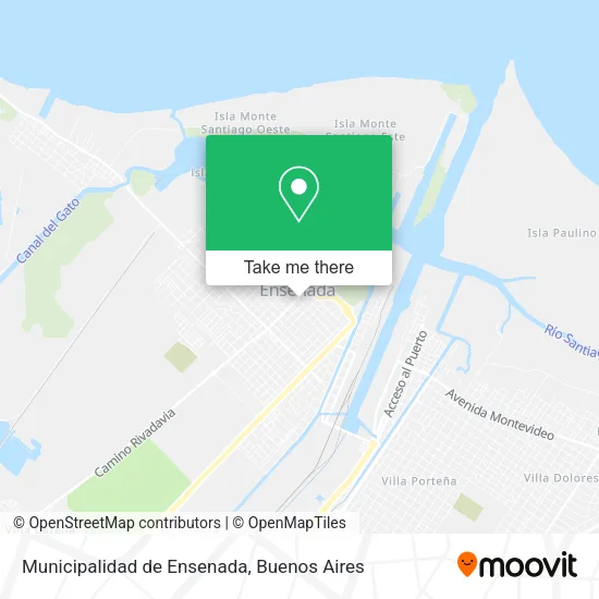 Mapa de Municipalidad de Ensenada