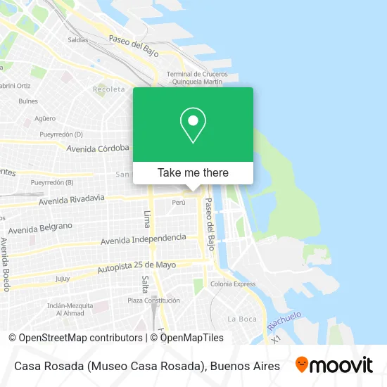 Mapa de Casa Rosada (Museo Casa Rosada)