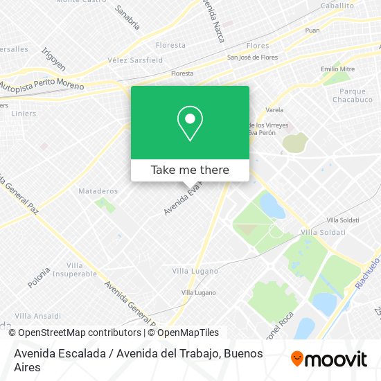 Avenida Escalada / Avenida del Trabajo map